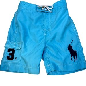 NWT Polo Ralph‎ Lauren Sanibel Big PonySwim Trunk, 24 months